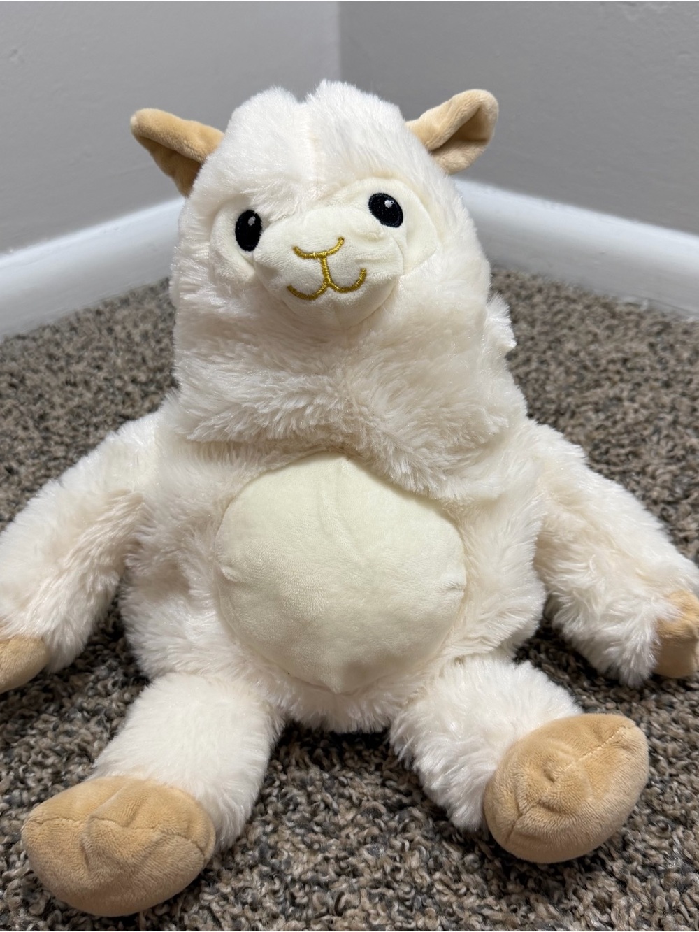 Cuddly Cozy Llama Plush Heating Pad